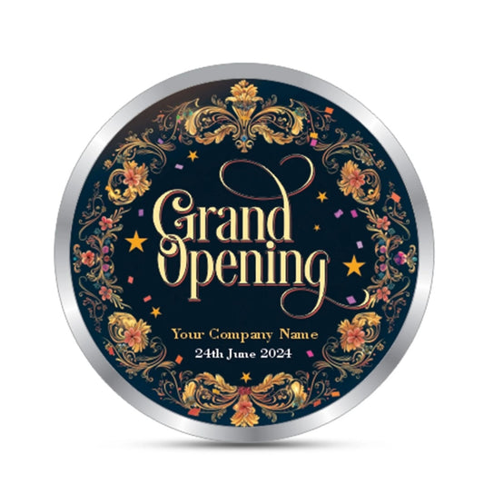 Personalized 999 Pure Silver Coin – Grand Opening Event Commemorative