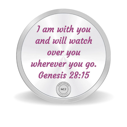 Jesus Christ Coloured Silver Coin – 999 Purity, BIS Hallmark, Fade-Resistant Design