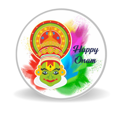 Onam Coloured Silver Coin – 999 Purity, BIS Hallmark, Fade-Resistant Design