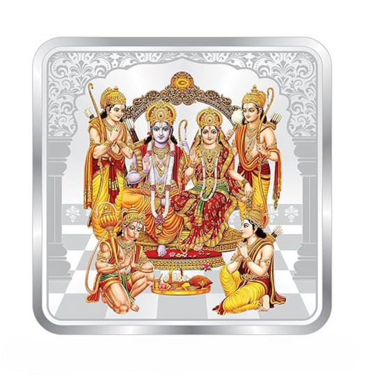 Ram Darbar Square Silver Coin – 999 Purity, BIS Hallmark, Fade-Resistant Design